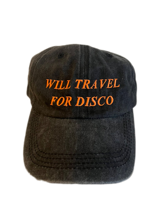 Will travel for disco cap